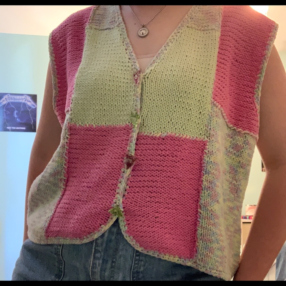 crotchet sweater vest